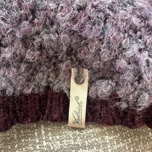 Woolrich Women's Burgundy and Gray Open Cardigan size XL - Picture 5 of 13